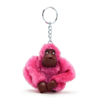 Kipling Sven Monkey Keychains Pink Purple | USA-41SYTV