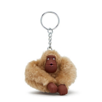 Kipling Sven Small Monkey Keychains Beige | USA-48BSUE