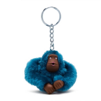 Kipling Sven Small Monkey Keychains Turquoise | USA-69NYGZ