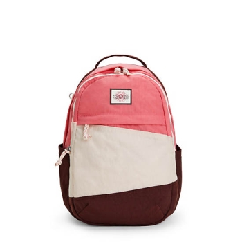 Kipling Xavi 15" Laptop Backpacks Pink Beige | USA-51HUWM