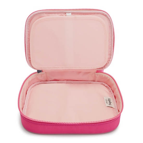 Kipling 100 Pens Classic Case Pouches Pink | USA-41KAFV