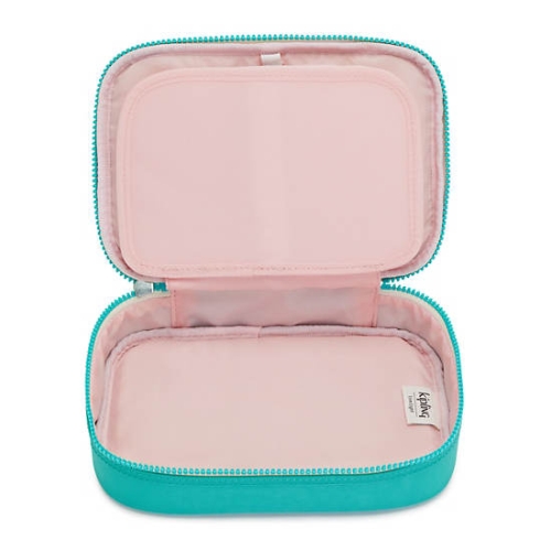 Kipling 100 Pens Classic Case Pouches Turquoise | USA-43HCJT