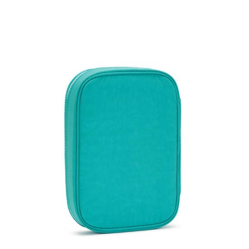 Kipling 100 Pens Classic Case Pouches Turquoise | USA-43HCJT