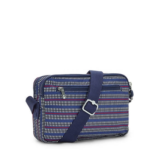 Kipling Abanu Medium Printed Crossbody Bags Blue | USA-02DQYV