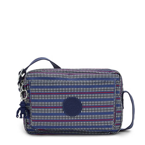 Kipling Abanu Medium Printed Crossbody Bags Blue | USA-02DQYV