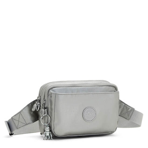 Kipling Abanu Multi Metallic Convertible Crossbody Bags Light Grey | USA-32VREX