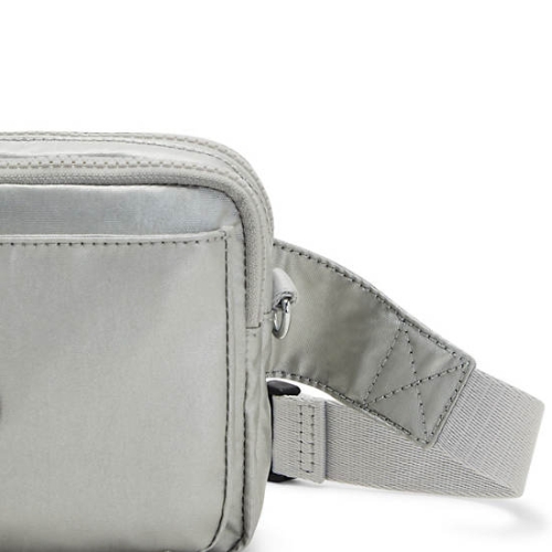 Kipling Abanu Multi Metallic Convertible Crossbody Bags Light Grey | USA-32VREX