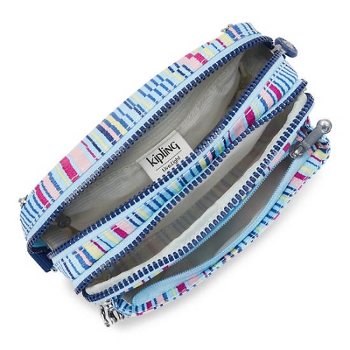 Kipling Abanu Multi Printed Convertible Crossbody Bags Blue Multicolor | USA-75CLIK