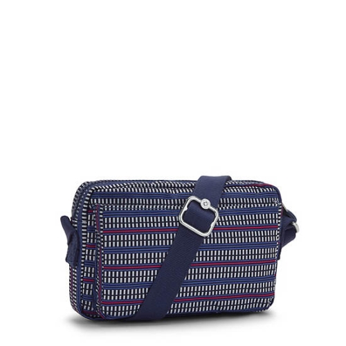 Kipling Abanu Printed Crossbody Bags Blue | USA-36NTJZ