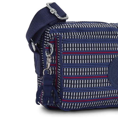 Kipling Abanu Printed Crossbody Bags Blue | USA-36NTJZ