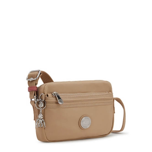 Kipling Abanu Slim Crossbody Bags Beige | USA-02FSAH