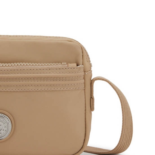 Kipling Abanu Slim Crossbody Bags Beige | USA-02FSAH