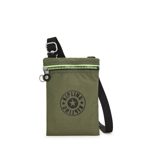 Kipling Afia Lite Mini Crossbody Bags Olive | USA-40AHJV