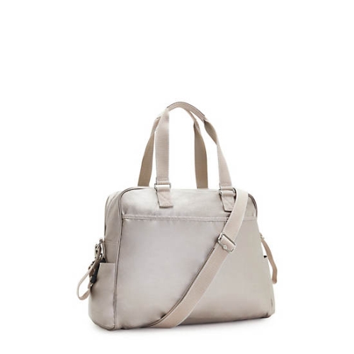 Kipling Alanna Metallic Diaper Bags Beige | USA-95OWMG