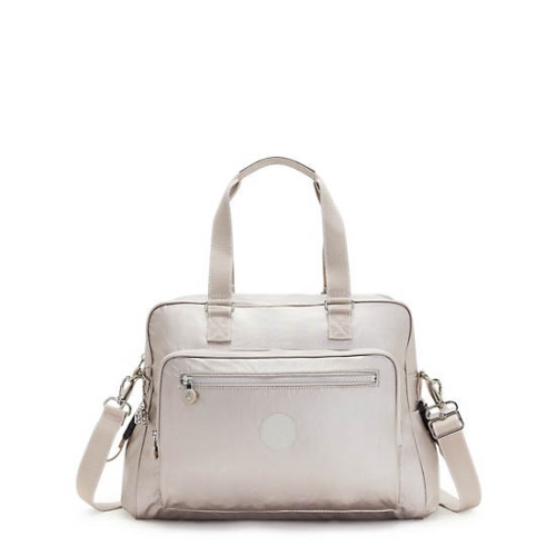 Kipling Alanna Metallic Diaper Bags Beige | USA-95OWMG