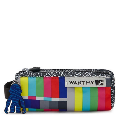 Kipling Allie MTV Pencil Case Pouches Multicolor | USA-81GLPN