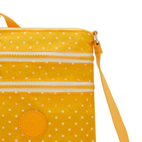 Kipling Alvar Extra Small Printed Mini Bags Yellow | USA-91RGFU