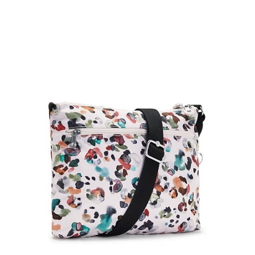 Kipling Alvar Printed Crossbody Bags White Multicolor | USA-60FCWI