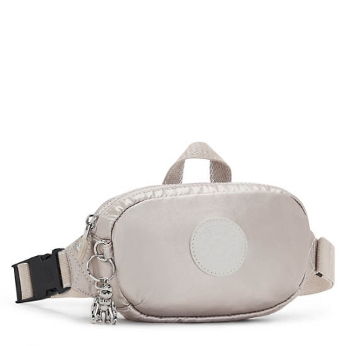 Kipling Alys Metallic Waist Bags Beige | USA-97YSAZ