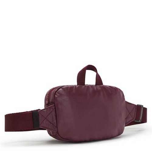 Kipling Alys Metallic Waist Bags Burgundy | USA-92ZSDG