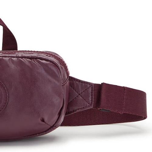 Kipling Alys Metallic Waist Bags Burgundy | USA-92ZSDG