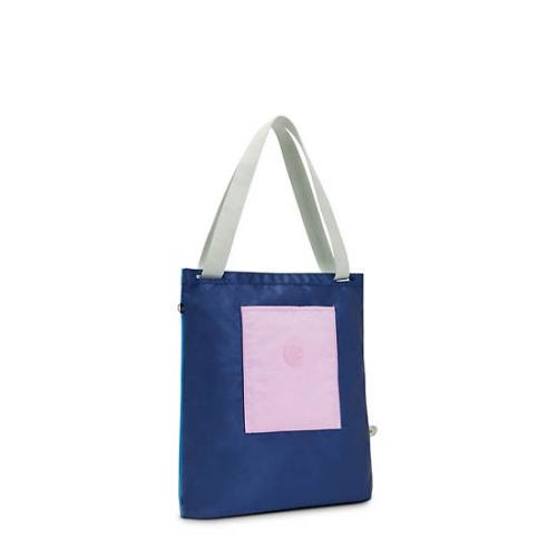 Kipling Annas Tote Bags Navy | USA-48OHBT