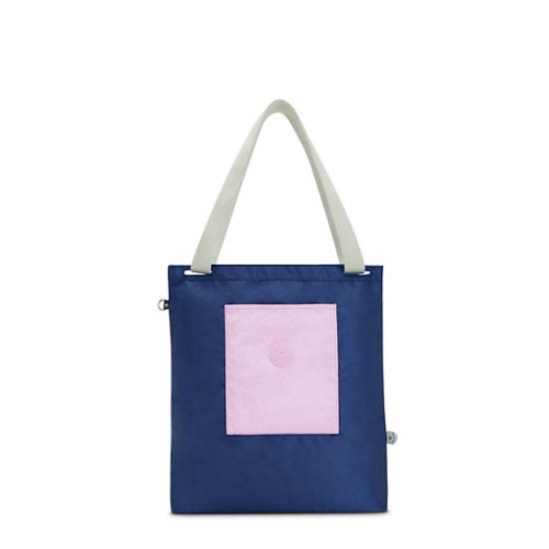 Kipling Annas Tote Bags Navy | USA-48OHBT