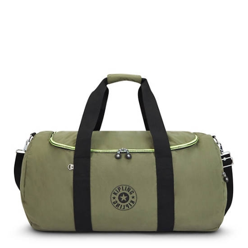 Kipling Argus Medium Duffle Bags Olive | USA-18QFKH