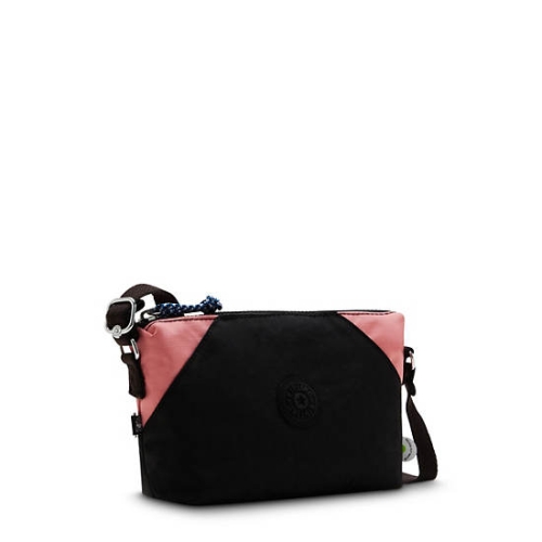 Kipling Art Extra Small Crossbody Bags Black Pink | USA-27IDLS