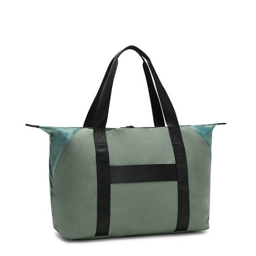 Kipling Art Medium Classic Tote Bags Green | USA-37CHSZ