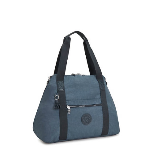 Kipling Art Medium Iconic Tote Bags Navy Grey | USA-97HVTU