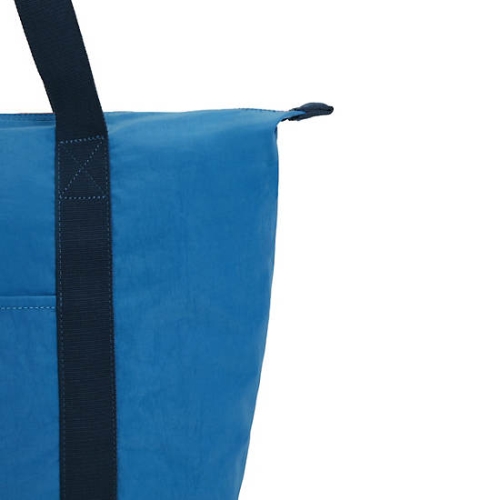 Kipling Art Medium Lite Tote Bags Blue | USA-29VEWU