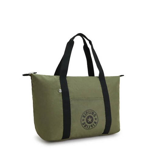 Kipling Art Medium Lite Tote Bags Olive | USA-53DTFN