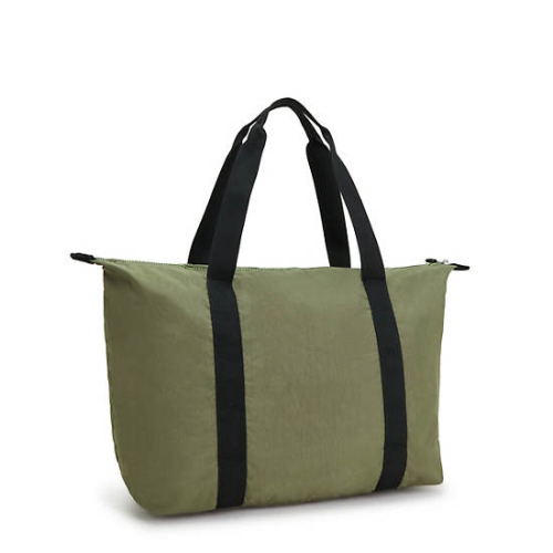 Kipling Art Medium Lite Tote Bags Olive | USA-53DTFN