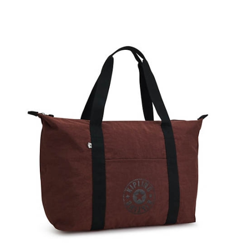 Kipling Art Medium Lite Tote Bags Red | USA-34DEOT