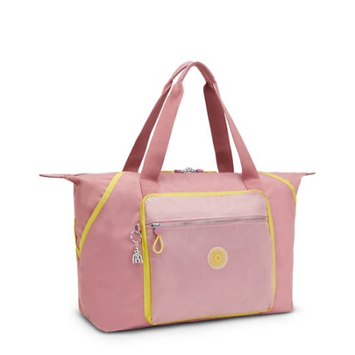 Kipling Art Medium Tote Bag Handbags Pink | USA-21DLGJ