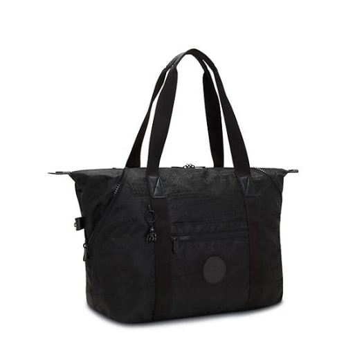 Kipling Art Medium Tote Bags Black | USA-23FKNZ