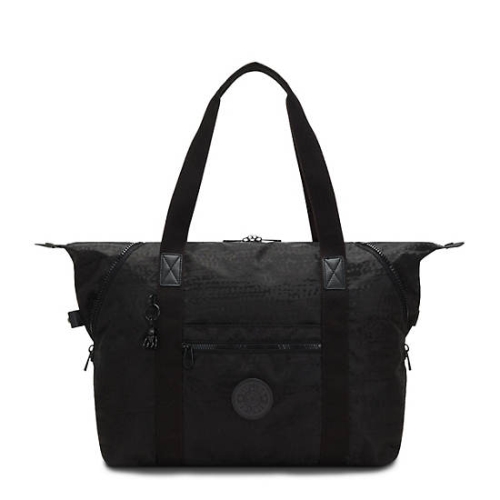 Kipling Art Medium Tote Bags Black | USA-23FKNZ