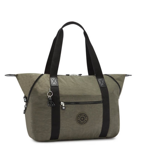 Kipling Art Medium Tote Bags Green | USA-41JGKR