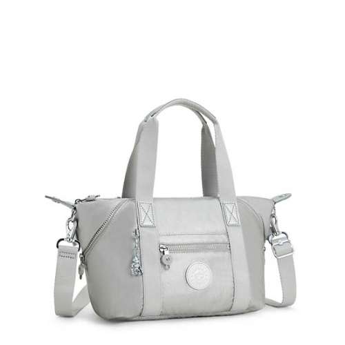 Kipling Art Mini Metallic Shoulder Bags Silver | USA-49CAWY