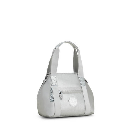 Kipling Art Mini Metallic Shoulder Bags Silver | USA-49CAWY