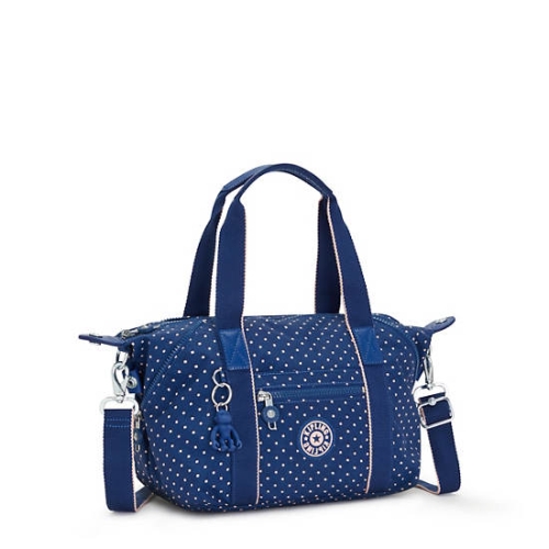 Kipling Art Mini Printed Shoulder Bags Blue | USA-32TPOC