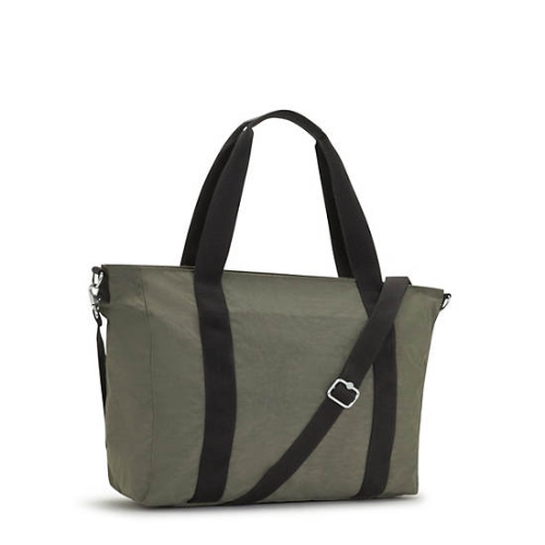 Kipling Asseni Tote Bags Green | USA-54FPCM