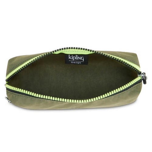 Kipling Boran Pencil Case Pouches Olive | USA-94OWRY