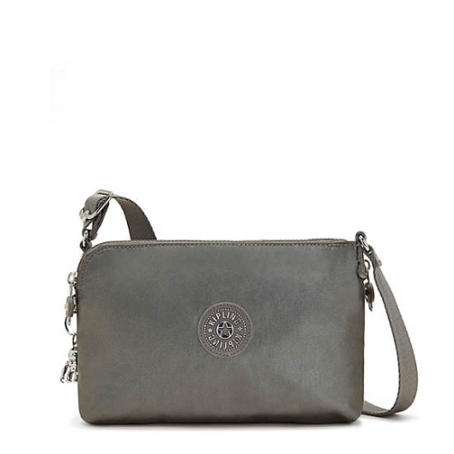 Kipling Boyd Metallic Crossbody Bags Greyl | USA-95ZHBN