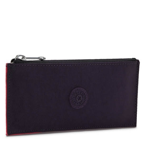 Kipling BrionClassic Card Case Pouches Pink Purple | USA-41FTJG