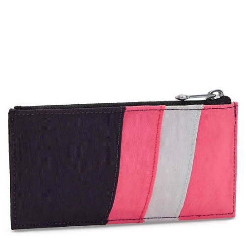 Kipling BrionClassic Card Case Pouches Pink Purple | USA-41FTJG