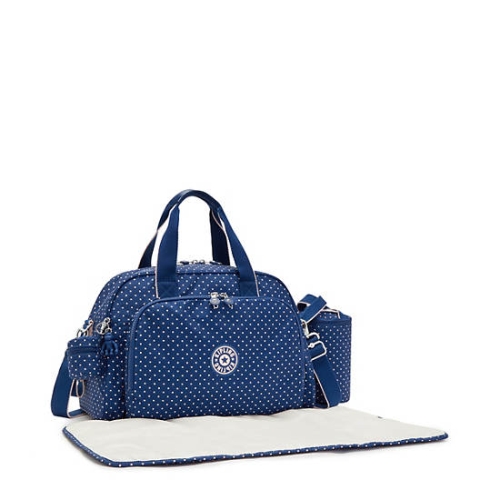 Kipling Camama Classic Printed Diaper Bags Blue | USA-39DGJE