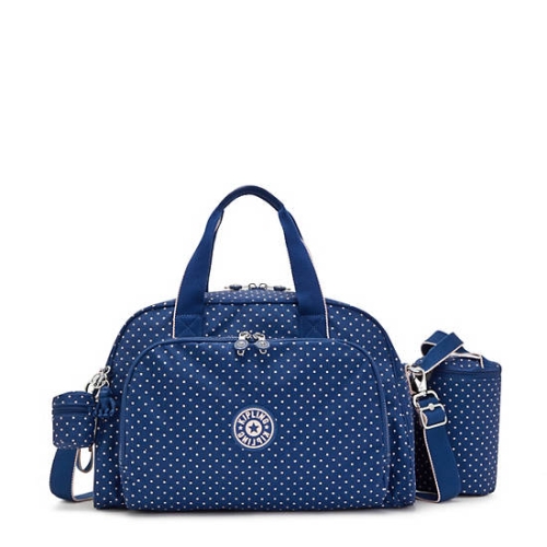 Kipling Camama Classic Printed Diaper Bags Blue | USA-39DGJE