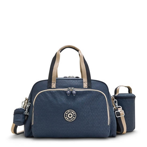 Kipling Camama Printed Diaper Bags Blue | USA-35JTEV